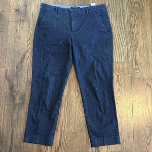 Banana Republic Blue Chambray Trousers